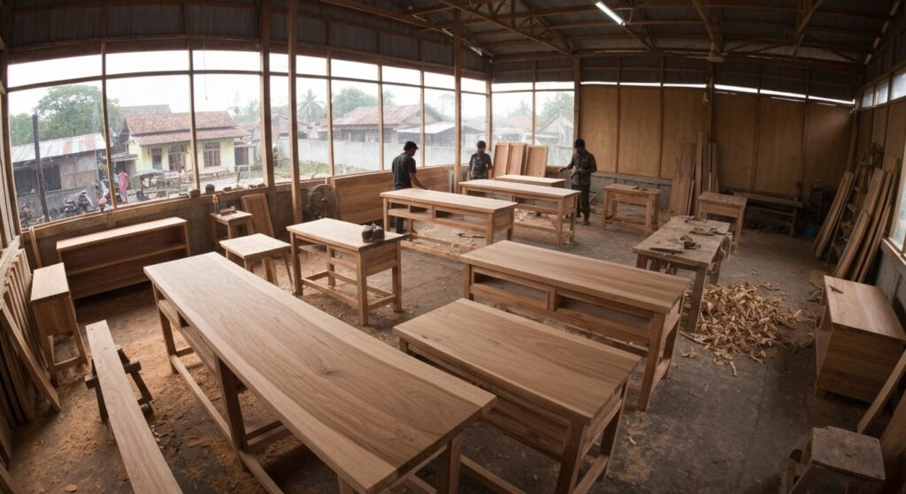 MOQ for Indonesian Furniture: One Container Explained